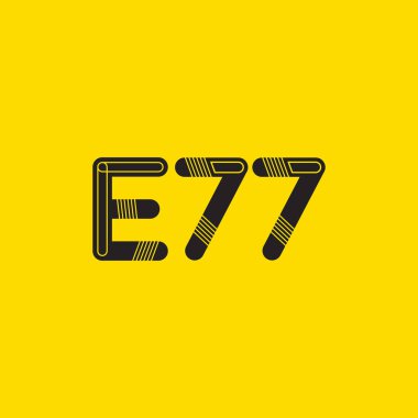Harf ve sayı logosu E77