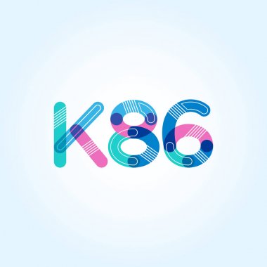 Harf ve sayı logosu K86