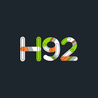Harf ve sayı logosu H92