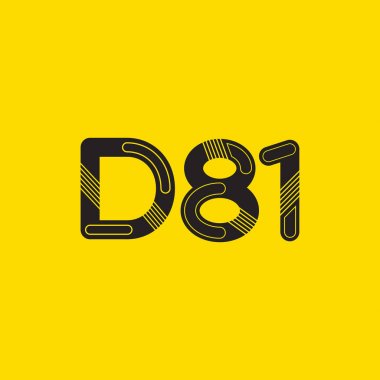Harf ve sayı logosu D81