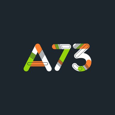 Harf ve sayı logosu A73