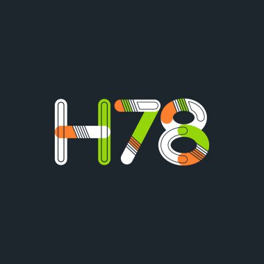Harf ve sayı logosu H78