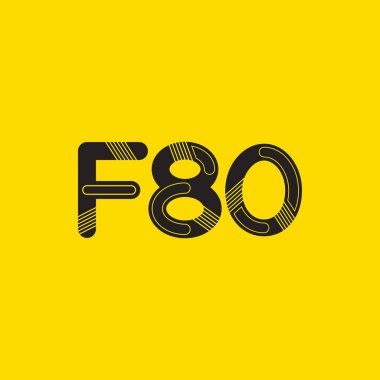 Harf ve sayı logosu F80
