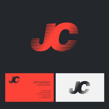 JC harfler şirket logosu 