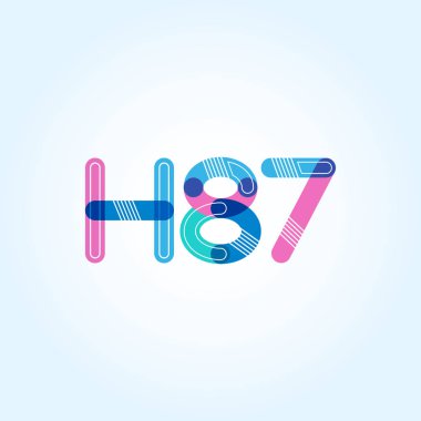 Harf ve sayı logosu H87