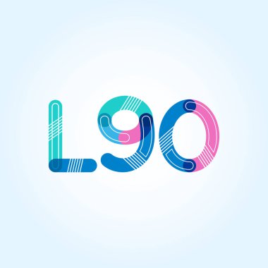 Harf ve sayı logosu L90