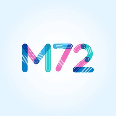 Harf ve sayı logosu M72
