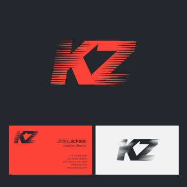 KZ harfler şirket logosu 