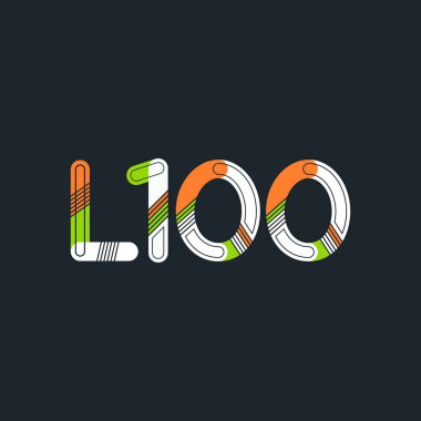 Harf ve sayı logosu L100