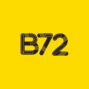 Harf ve sayı logosu B72