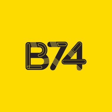 Harf ve sayı logosu B74