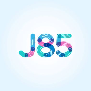 Harf ve sayı logosu J85