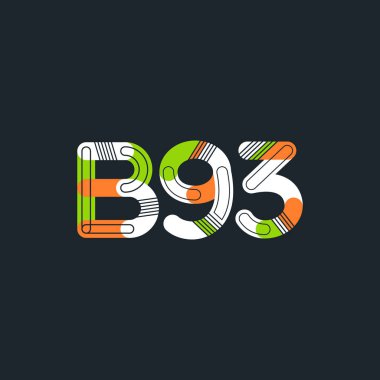 Harf ve sayı logosu B93