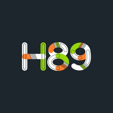 Harf ve sayı logosu H89