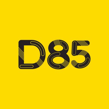 Harf ve sayı logosu D85