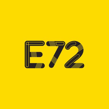Harf ve sayı logosu E72