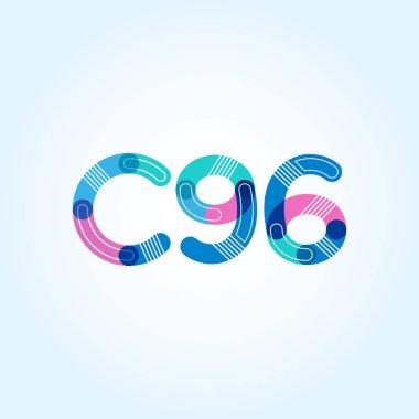 Harf ve sayı logosu C96
