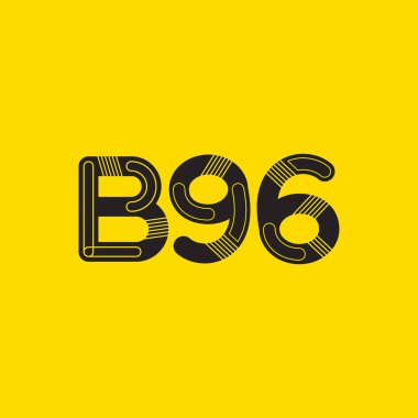 Harf ve sayı logosu B96
