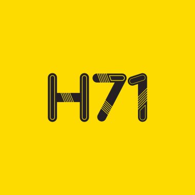 Harf ve sayı logosu H71