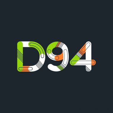 Harf ve sayı logosu D94