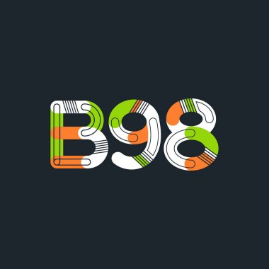 Harf ve sayı logosu B98
