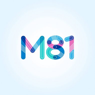 Harf ve sayı logosu M81