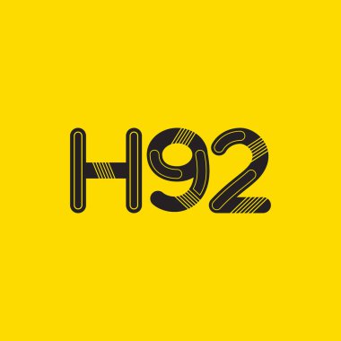 Harf ve sayı logosu H92