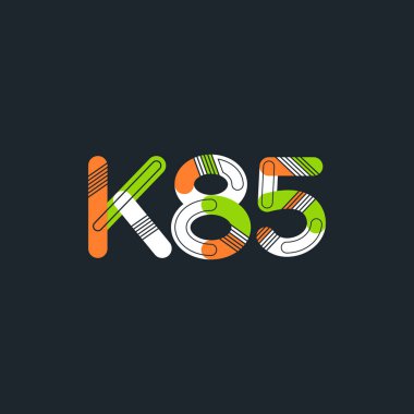 Harf ve sayı logosu K85