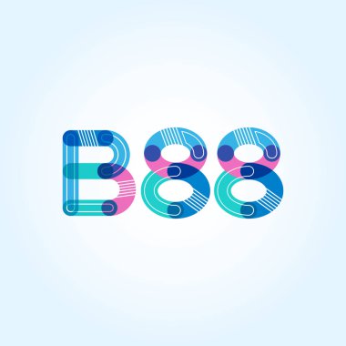 Harf ve sayı logosu B88