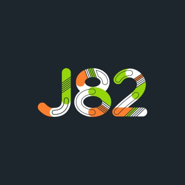 Harf ve sayı logosu J82