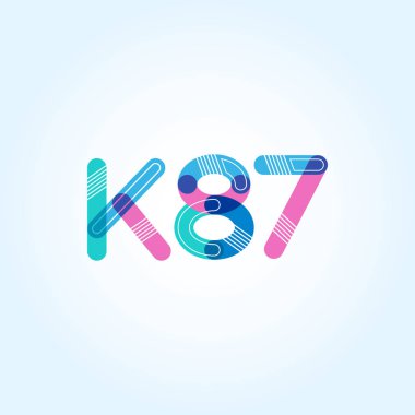 Harf ve sayı logosu K87