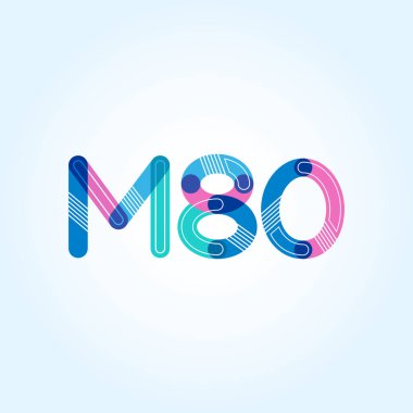 Harf ve sayı logosu M80