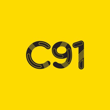 Harf ve sayı logosu C91