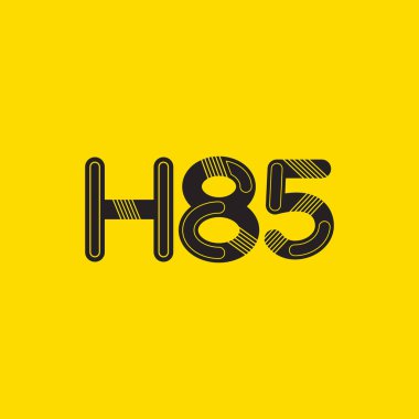 Harf ve sayı logosu H85