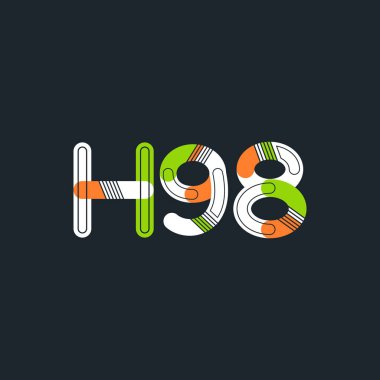Harf ve sayı logosu H98