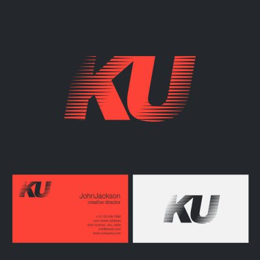 Ku harfler şirket logosu 