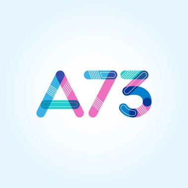 Harf ve sayı logosu A73