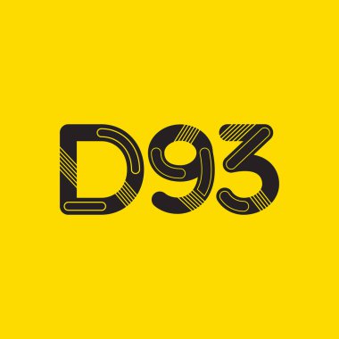 Harf ve sayı logosu D93