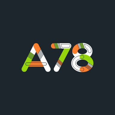 Harf ve sayı logosu A78
