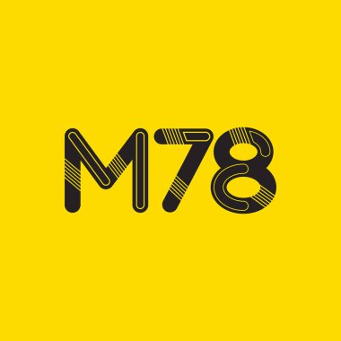 Harf ve sayı logosu M78