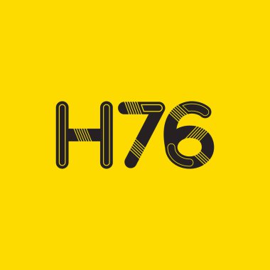 Harf ve sayı logosu H76