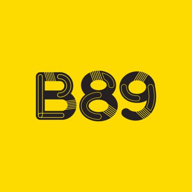 Harf ve sayı logosu B89