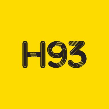 Harf ve sayı logosu H93
