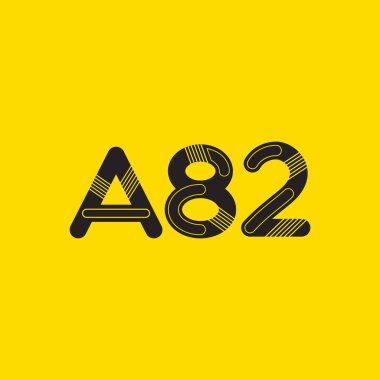 Harf ve sayı logosu A82