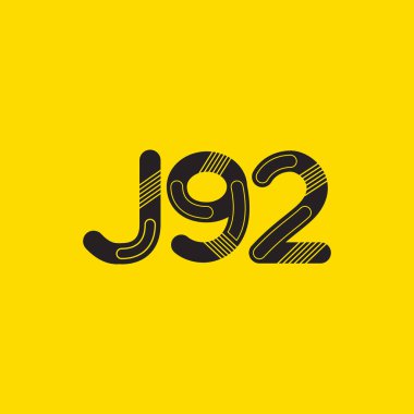 Harf ve sayı logosu J92
