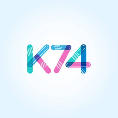 Harf ve sayı logosu K74