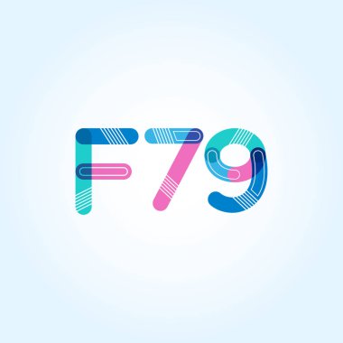 Harf ve sayı logosu F79