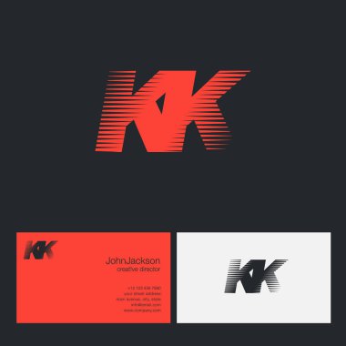 KK harfler şirket logosu 