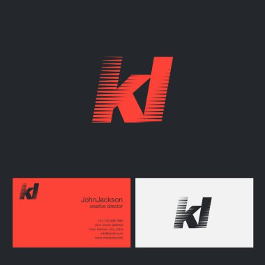 KL harfler şirket logosu 