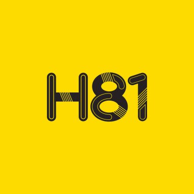 Harf ve sayı logosu H81